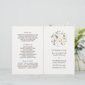 Programme simple et élégant de fleurs sauvages bot (Debout devant)