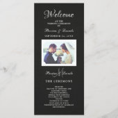 Programme Simple mais élégant : Linge noir avec Monogramme (Devant)