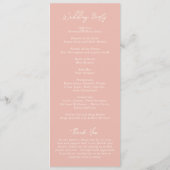 Programme Simple Mariage Moderne au Péché (Dos)