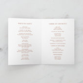 Programme Simple Monogramme Élégant en Terre Cuite pour Mari (Intérieur)
