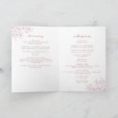 Programme Simple Monogramme en fleurs de cerisier rose minim (Intérieur)