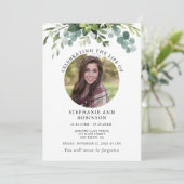 Programme Simple photo Funeral Memorial Ordre de service (Debout devant)