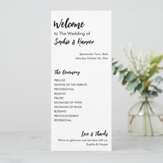 Programme Simple, polyvalent, Décontracté noir et blanc (Debout devant)