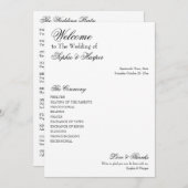 Programme Simple, polyvalent, élégant noir et blanc (Devant / Derrière)