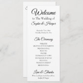 Programme Simple, polyvalent, élégant noir et blanc (Devant / Derrière)