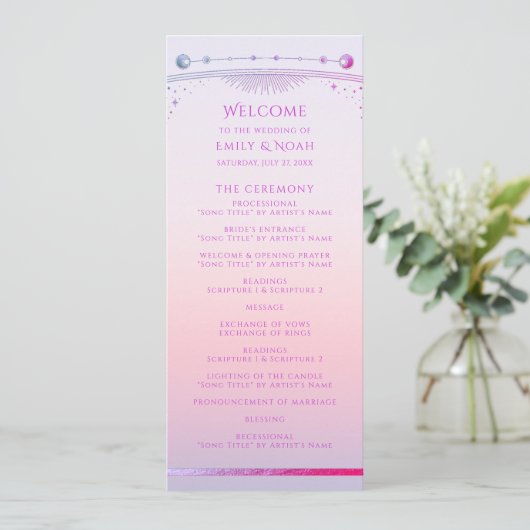 Programme Soleil couché de soleil mystique rose Espace d'ast (Debout devant)