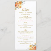 Programme Sophisticated spring wedding with orange blossoms (Devant)