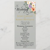 Programme Spring Floral - Sage Wedding (Devant)