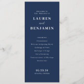 Programme Spring Floral Wedding (Devant)