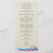 Programme Starfish et Ribbon D violet et bleu (Dos)