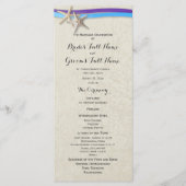 Programme Starfish et Ribbon D violet et bleu (Devant)