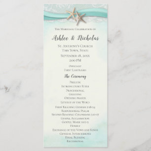 Programme Starfish Ribbon et Lace Beach Romance