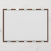 Programme Steampunk Clock and Turquoise Roses on Striped (Dos)