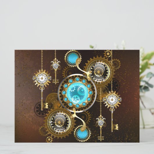 Programme Steampunk Rusty Background (Debout devant)