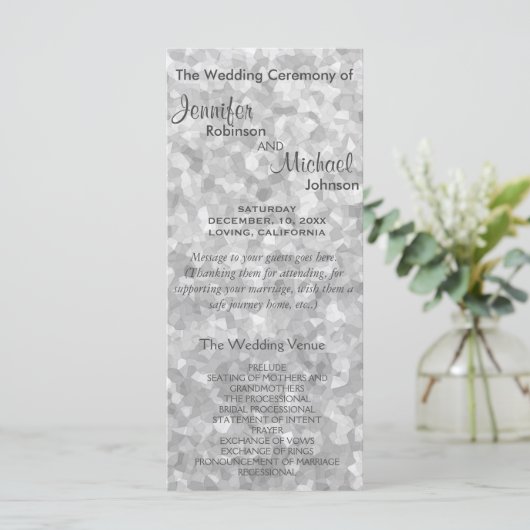 Programme subtil de mariage de Parties scintillant (Debout devant)