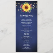 Programme Sunflower Bourgogne Rose Floral Lights Marine Mari (Dos)