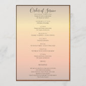 Programme Sunset Celebration of Life Order of Service 2584 (Dos)
