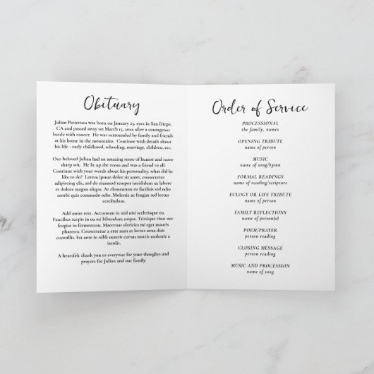 Programme Sunset Sky Photos Célébration de la vie funéraire (Intérieur)