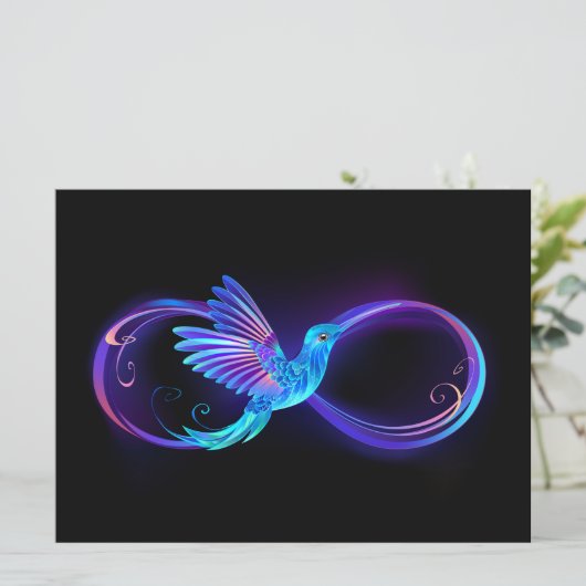 Programme Symbole de Neon Infinity par Glowing Hummingbird (Debout devant)