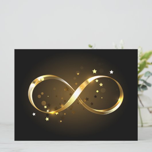 Programme Symbole d'infini doré (Debout devant)