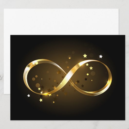 Programme Symbole d'infini doré (Devant / Derrière)