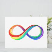 Programme Symbole d'infinité arc-en-ciel stratifié (Debout devant)