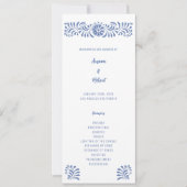 PROGRAMME TALAVERA MEXICAIN BLEU (Devant)