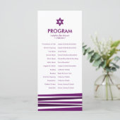 Programme Tallit Bar Mitzvah (Debout devant)