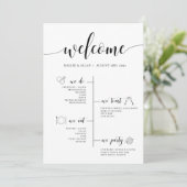 Programme Timeline mariage Avec Icônes (Debout devant)