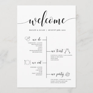 Programme Timeline mariage Avec Icônes