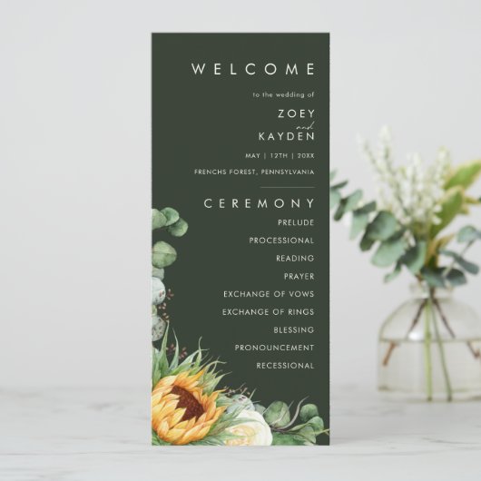 Programme Tournée de pays audacieux | Mariage vert foncé (Debout devant)