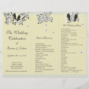 Programme TriPanneau Vintage Bird White Daisy Bran
