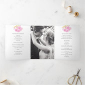 Programme Trois Volets Aquarelle rose cerisier (Intérieur)