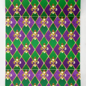 Programme Trois Volets Arrière - plan de bijoux Mardi Gras (Intérieur au milieu)