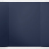 Programme Trois Volets Bleu marine (Intérieur au milieu)