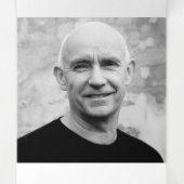 Programme Trois Volets Chaux vert foncé blanc funéraire service personnal (Intérieur au milieu)