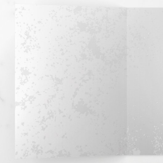 Programme Trois Volets Composition des White and Blue Butterflies (Intérieur en premier)