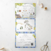 Programme Trois Volets Côte d'Amalfi | Carte Itinéraire Méditerranéenne (Intérieur)