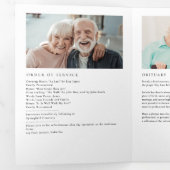 Programme Trois Volets Fête De La Vie Moderne Élégant 11-Photo (Intérieur en premier)