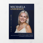 Programme Trois Volets Funérailles modernes / Mémorial / Célébration de l (Page de couverture)