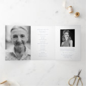 Programme Trois Volets Funeral Obituary Order of Service hummingbird (Intérieur)