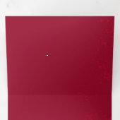 Programme Trois Volets Golden Treble Clef avec fleurs Roses (Intérieur en premier)