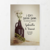 Programme Trois Volets Growler, Hops et Daisies Brasserie Mariage (Page de couverture)
