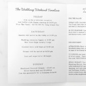 Programme Trois Volets Lettre d'accueil du Mariage de New York (Intérieur en premier)
