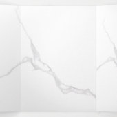 Programme Trois Volets Marbre Blanc (Intérieur au milieu)