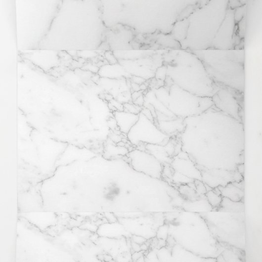 Programme Trois Volets Marbre Blanc (Intérieur au milieu)