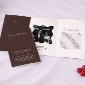 Programme Trois Volets Mariage Brown