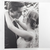 Programme Trois Volets Mariage de l'art de la couronne de coeur pourpre