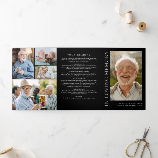 Programme Trois Volets Mémoire d'amour Mémorial moderne de 9 photos (Extérieur)