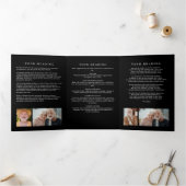 Programme Trois Volets Mémoire d'amour Mémorial moderne de 9 photos (Intérieur)